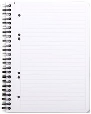 RHODIA Cahier à spirale "Note Book", A5, ligné, noir