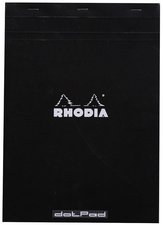 RHODIA Bloc-notes agrafé "dotPad", A4+, pointillé, noir