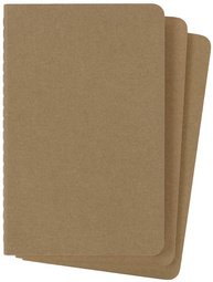 MOLESKINE Cahier, L/A5, ligné, carton, marron