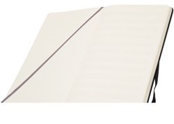 MOLESKINE Carnet de musique, L/A5, 100g/m2, rigide, noir