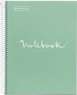 MIQUELRIUS Cahier à spirale "Notebook EMOTIONS", A4, menthe