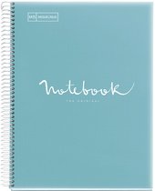 MIQUELRIUS Cahier à spirale "Notebook EMOTIONS", A4, rouge