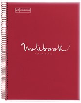 MIQUELRIUS Cahier à spirale "Notebook EMOTIONS", A4, rouge