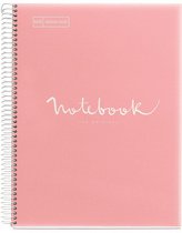 MIQUELRIUS Cahier à spirale "Notebook EMOTIONS", A4, rose