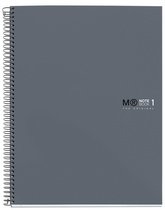 MIQUELRIUS Cahier à spirale "Notebook THE ORIGINAL" A4, gris