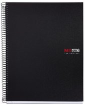 MIQUELRIUS Cahier à spirale "Notebook THE ORIGINAL", A4,noir