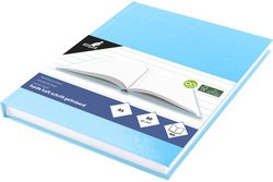 kangaro Cahier, A5, 160 pages, ligné, bleu pastel