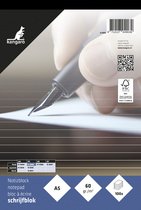 kangaro Bloc-notes A5, quadrillé, 100 feuilles