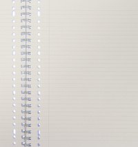 kangaro Cahier à spirale 4en1, A4, ligné, 200 pages, rouge