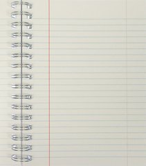 kangaro Cahier à spirale 4en1, A5, ligné, 200 pages, rouge
