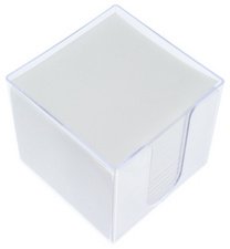 kangaro Zettelbox, transparent, bestückt, 700 Blatt farbig