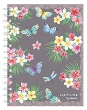 herlitz Carnet à spirales Ladylike "Butterflies", A5