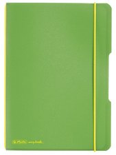 herlitz Carnet de notes my.book flex, A5, PP, noir