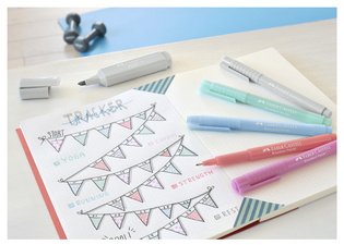 FABER-CASTELL Feutre BROADPEN Pastel, turquoise pastel