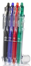 PILOT Stylo roller FRIXION BALL CLICKER 07 Set2Go, étui de 4