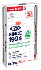 uni-ball Stylo roller eye fine UB157E, VALUE PACK, rouge