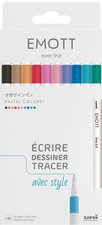uni-ball Feutre EMOTT, set de 10 "Pastel Colors"
