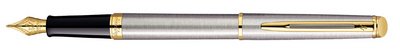 WATERMAN Stylo plume Hémisphère, Acier C.T.