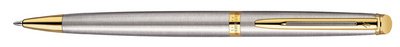 WATERMAN Stylo à bille Hémisphère, Acier G.T.
