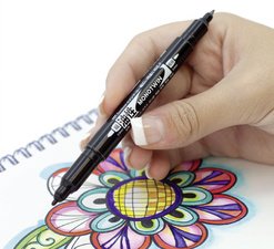 Tombow Feutre double pointe MONO twin, noir
