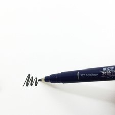 Tombow Stylo de calligraphie Fudenosuke, dureté 1, set de 10