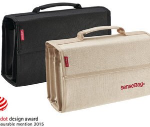 transotype Portefeuille "senseBag" pour 72 crayons, noir