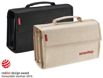 transotype Portefeuille "senseBag" pour 72 crayons, naturel