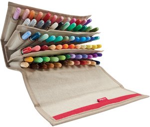 transotype Portefeuille "senseBag" pour 72 crayons, naturel