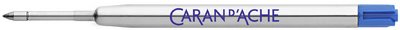 CARAN D'ACHE Recharge pour stylo roller, F, bleu