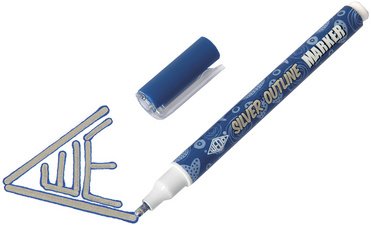 WEDO Marqueur créatif SILVER + OUTLINE, étui de 6
