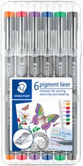 STAEDTLER Feutre à pigment, étui de 6,