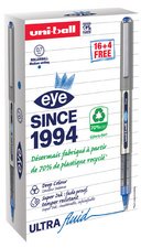 uni-ball Stylo roller eye fine UB157E, VALUE PACK, bleu