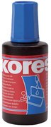 Kores Encre pour tampon encreur, contenu: 27 ml, rouge