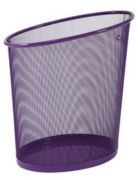 ALBA Corbeille à papier "MESHCORB", fil d'acier, 18 L, prune