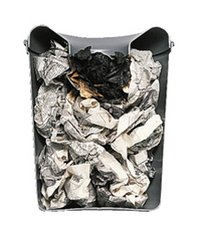 EXACOMPTA Corbeille à papier anti-feu, 15 litres, PP, granit