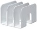 DURABLE Porte-revues TREND, plastique,3 compartiments, blanc