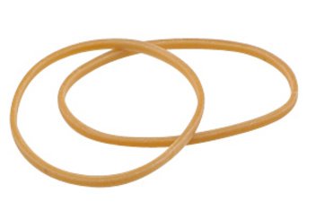 Wonday Bracelets caoutchouc, nature, 120 mm, sac 1 kilo