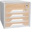 CEP Bloc de classement Smoove SECURE Silva, 4 tiroirs, blanc