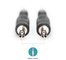 DIGITUS Câble audio, 2x jack 3,5 mm, 1,5 m