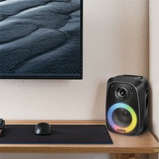 LogiLink Haut-parleur BT 5.0 TWS, 5 égalisations, noir