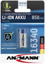 ANSMANN Pile rechargeable Li-Ion 16340, 3,6 V, 850 mAh