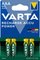 VARTA Pile NiMH "Rechargeable Accu", Micro (AAA), 800 mAh