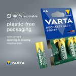 VARTA Pile NiMH "RECHARGE ACCU Power", Mignon (AA), 2100 mAh