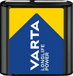 VARTA Pile alcaline Longlife Power, pile plate 4,5 V