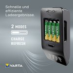 VARTA Chargeur LCD Smart Charger+, avec 4x piles Mignon