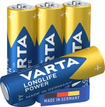 VARTA Pile alcaline "LONGLIFE POWER", Mignon AA, pack de 10