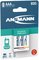 ANSMANN Pile rechargeable NiMH, maxE Micro AAA, 800 mAh