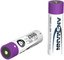 ANSMANN Pile rechargeable Li-ion 18650, 3.6 V, 2600 mAh