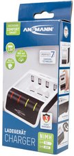 ANSMANN Chargeur rapide Comfort Smart, blanc/noir