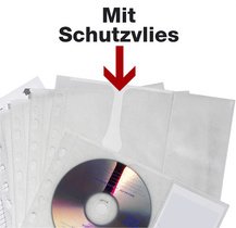 DURABLE Pochette CD-/DVD COVER S, pour 2 CD, PP, 156x288 mm